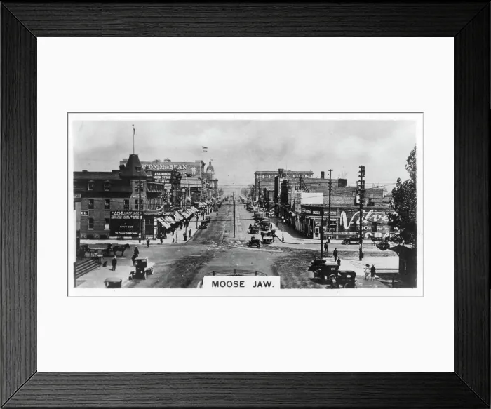 Framed Print : Moose Jaw, Saskatchewan, Canada, c1920s Framed Print : Moose Jaw, Saskatchewan, Canada, c1920s