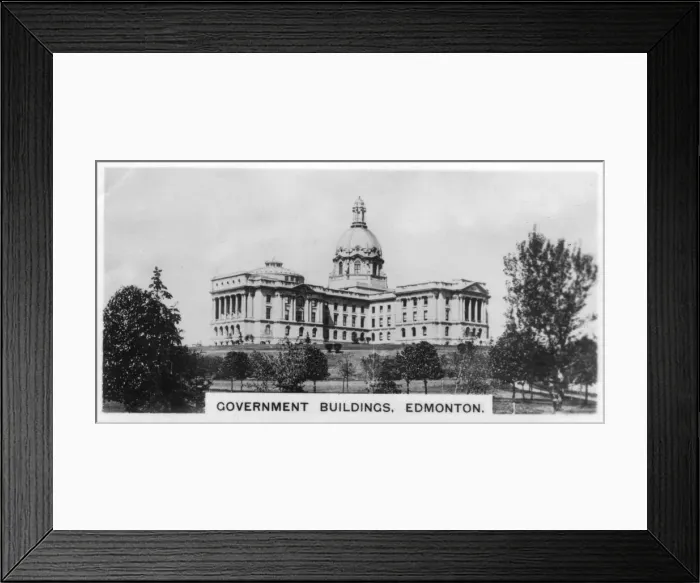 Framed Print : Government Buildings, Edmonton, Alberta, Canada, c1920s Framed Print : Government Buildings, Edmonton, Alberta, Canada, c1920s