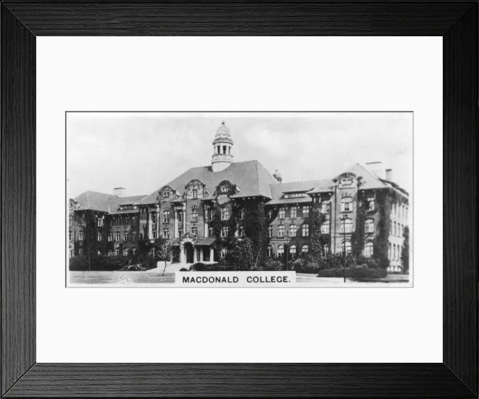 Framed Print : MacDonald College, Montreal, Canada, c1920s Framed Print : MacDonald College, Montreal, Canada, c1920s