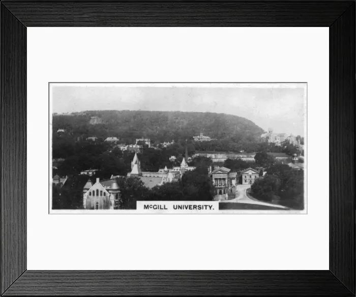 Framed Print : McGill University, Montreal, Canada, c1920s Framed Print : McGill University, Montreal, Canada, c1920s