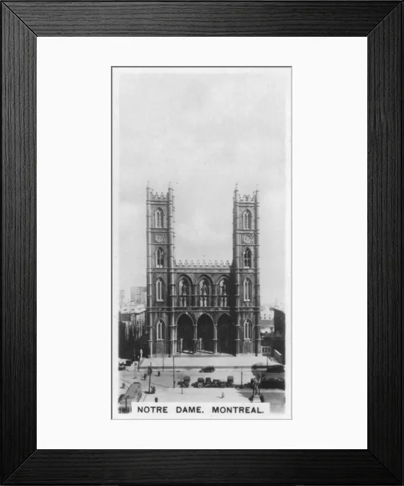 Framed Print : Notre Dame, Montreal, Canada, c1920s Framed Print : Notre Dame, Montreal, Canada, c1920s