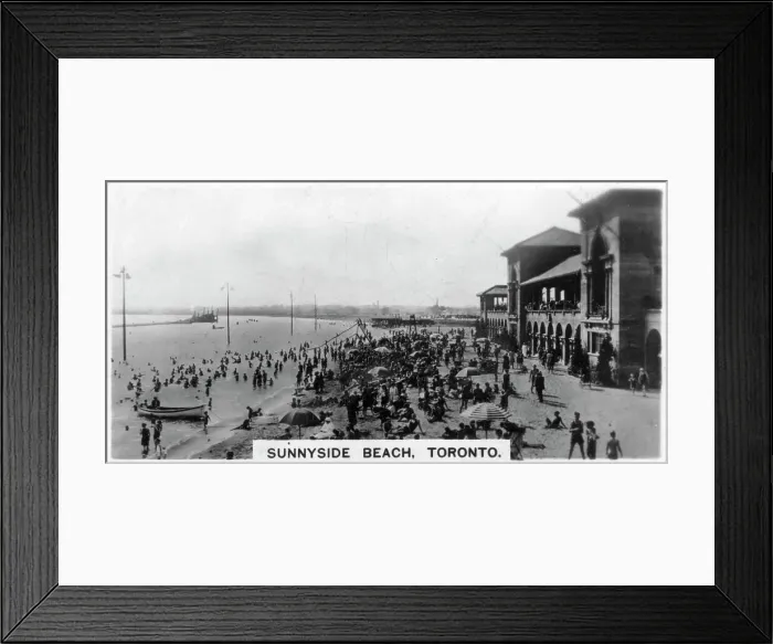 Framed Print : Sunnyside Beach, Toronto, Canada, c1920s Framed Print : Sunnyside Beach, Toronto, Canada, c1920s