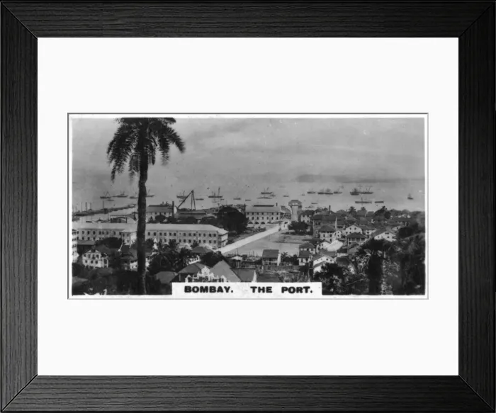 Framed Print : The port, Bombay, India, c1925 Framed Print : The port, Bombay, India, c1925