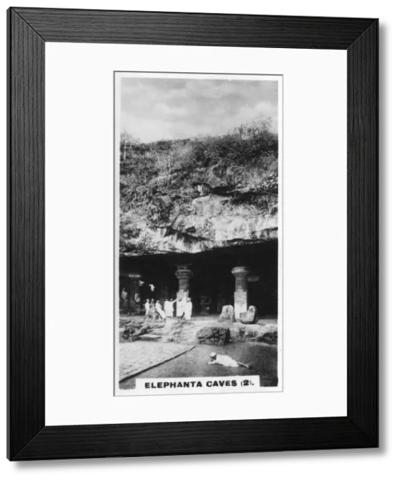 Framed Print : Elephanta Caves, Bombay, India, c1925 Framed Print : Elephanta Caves, Bombay, India, c1925
