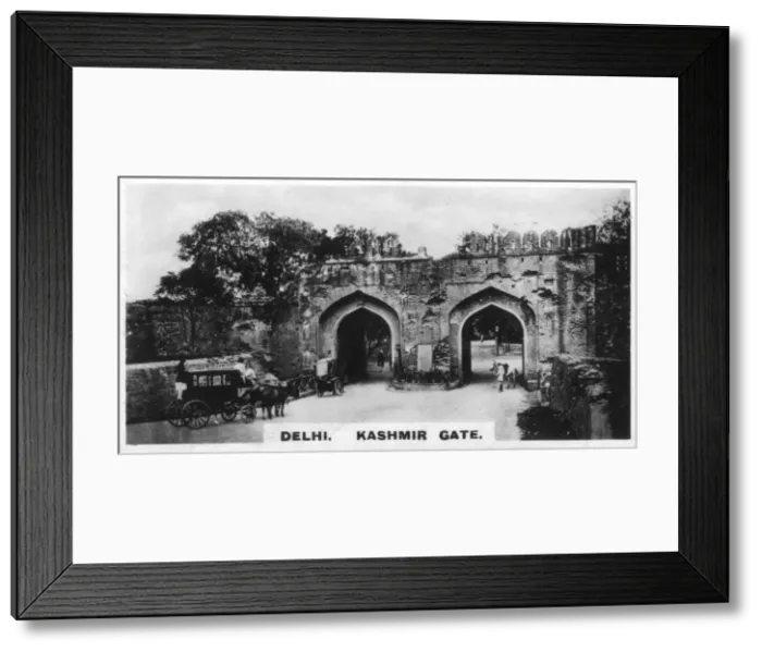 Framed Print : Kashmir Gate, Delhi, India, c1925 Framed Print : Kashmir Gate, Delhi, India, c1925