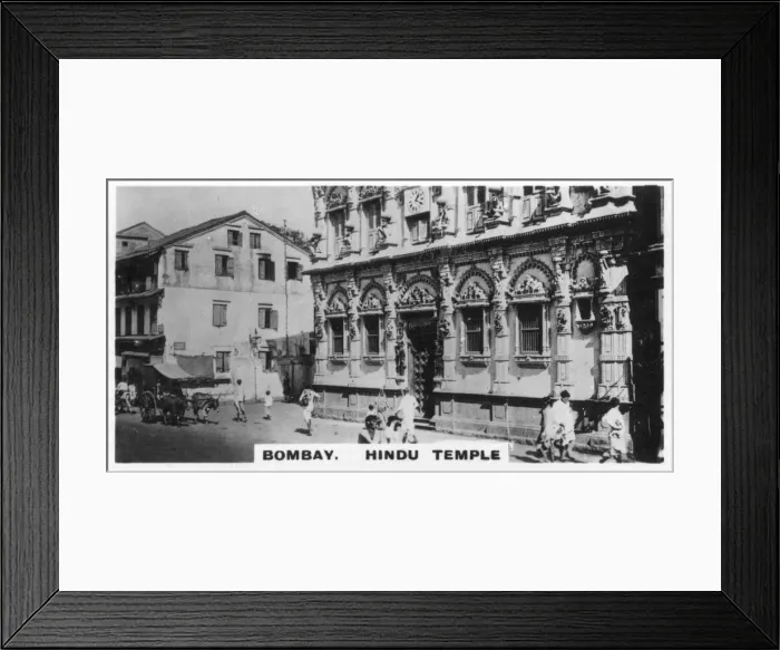 Framed Print : Hindu Temple, Bombay, India, c1925 Framed Print : Hindu Temple, Bombay, India, c1925