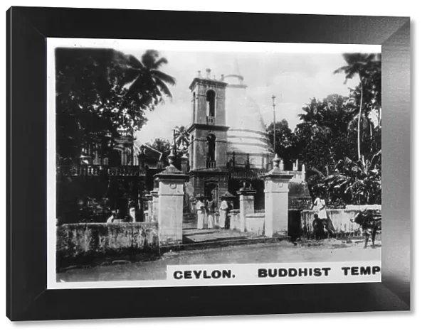 Buddhist Temple, Ceylon, c1925