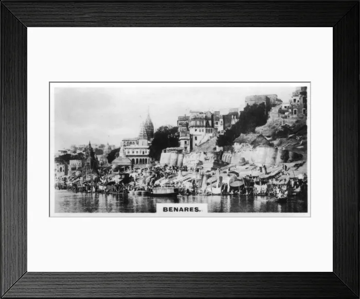Framed Print : Benares, India, c1925 Framed Print : Benares, India, c1925
