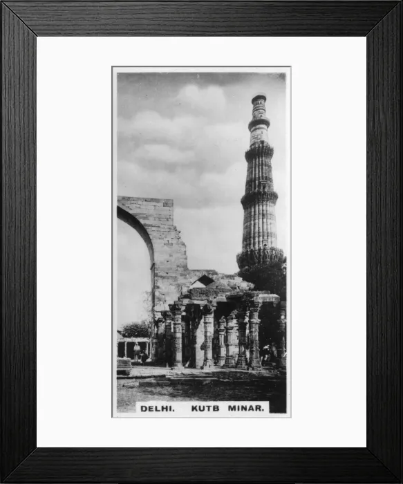 Framed Print : Kutb Minar, Delhi, India, c1925 Framed Print : Kutb Minar, Delhi, India, c1925