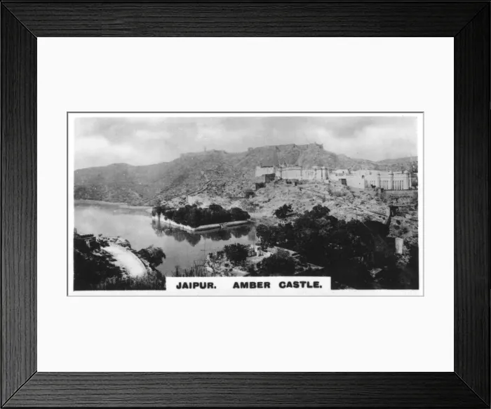 Framed Print : Amber Fort, Jaipur, India, c1925 Framed Print : Amber Fort, Jaipur, India, c1925