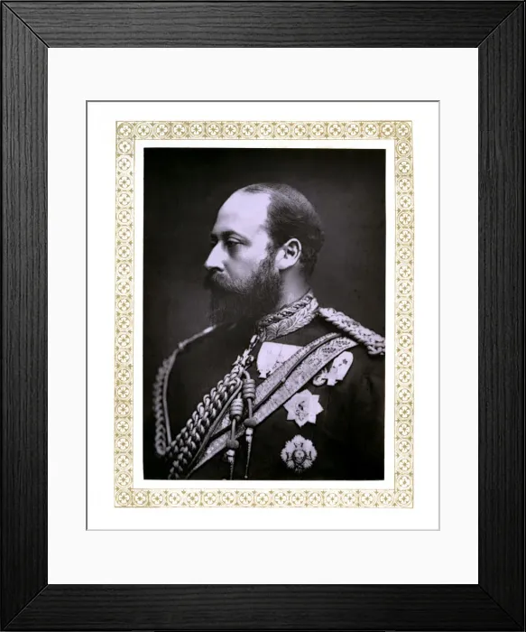 Framed Print : The Prince of Wales, c1888. Artist: Alexander Bassano Framed Print : The Prince of Wales, c1888. Artist: Alexander Bassano