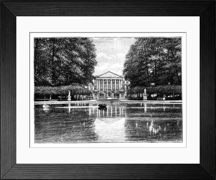 Framed Print : The Chamber of Representatives, Brussels, c1888 Framed Print : The Chamber of Representatives, Brussels, c1888