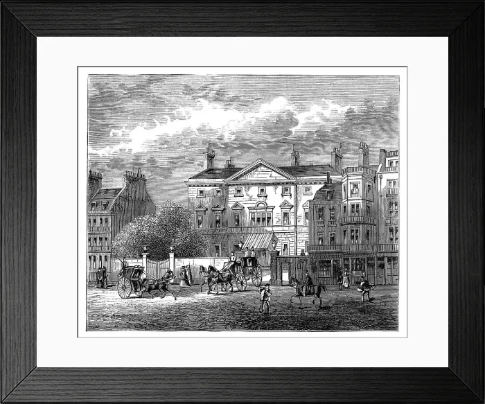 Framed Print : Cambridge House, Piccadilly, London, 1854, (c1888) Framed Print : Cambridge House, Piccadilly, London, 1854, (c1888)