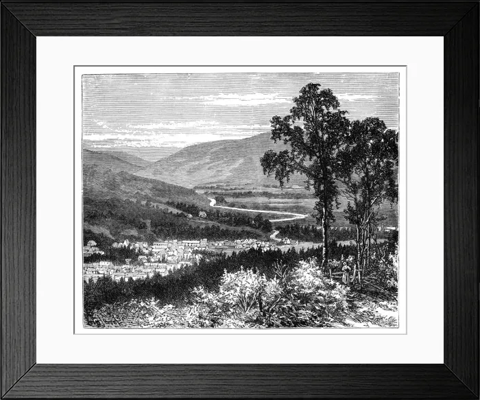 Framed Print : View in Braemar, Scotland, c1888 Framed Print : View in Braemar, Scotland, c1888