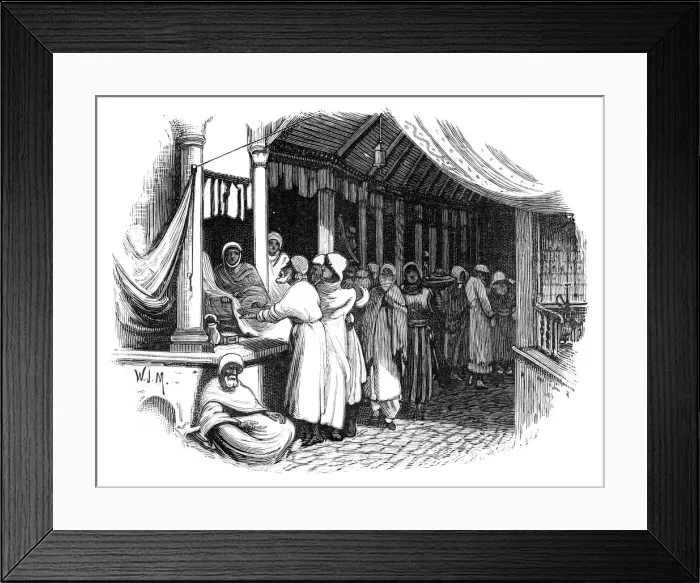 Framed Print : Bazaar in Constantinople, c1888 Framed Print : Bazaar in Constantinople, c1888