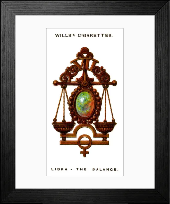 Framed Print : Libra, The Balance, 1923 Framed Print : Libra, The Balance, 1923