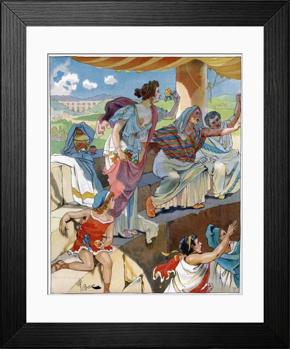 Framed Print : The Arenas of Lutetia, c1870-1950. Artist: Ferdinand Sigismund Bac Framed Print : The Arenas of Lutetia, c1870-1950. Artist: Ferdinand Sigismund Bac