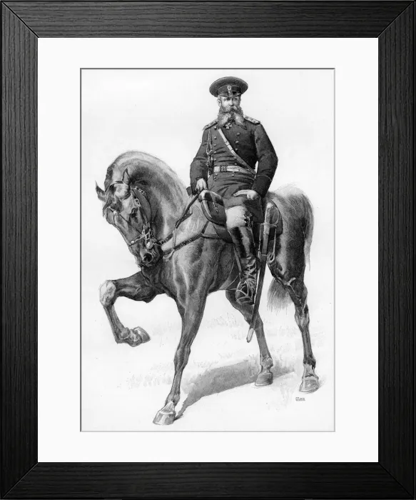Framed Print : Field Marshal Joseph Gourko, Russian Field Marshal, 19th century. Artist: E Florian Framed Print : Field Marshal Joseph Gourko, Russian Field Marshal, 19th century. Artist: E Florian