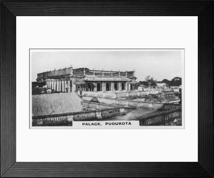 Framed Print : Palace, Pudukottai, Tamil Nadu, India, c1925 Framed Print : Palace, Pudukottai, Tamil Nadu, India, c1925