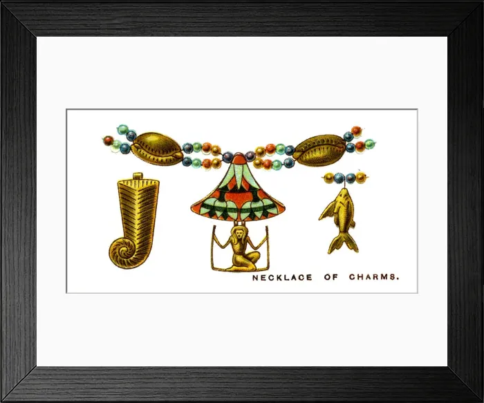 Framed Print : Necklace of Charms, 1923 Framed Print : Necklace of Charms, 1923