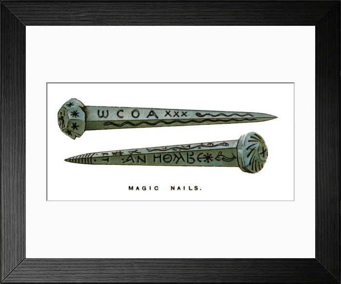 Framed Print : Magic Nails, 1923 Framed Print : Magic Nails, 1923