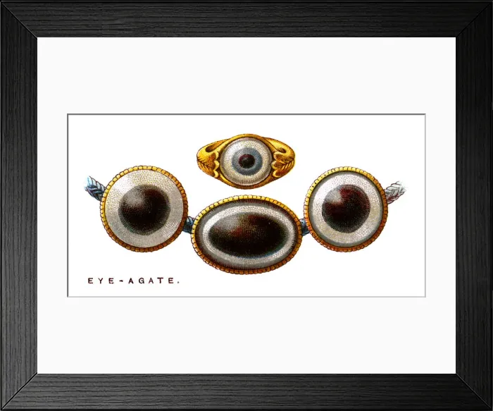 Framed Print : Eye-Agate, 1923 Framed Print : Eye-Agate, 1923