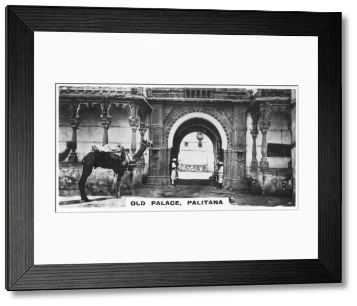 Framed Print : Old Palace, Palitana, India, c1925 Framed Print : Old Palace, Palitana, India, c1925