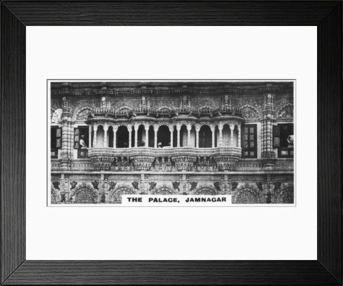 Framed Print : The palace, Jamnagar, India, c1925 Framed Print : The palace, Jamnagar, India, c1925