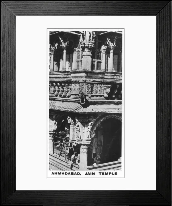 Framed Print : Jain temple, Ahmedabad, India, c1925 Framed Print : Jain temple, Ahmedabad, India, c1925