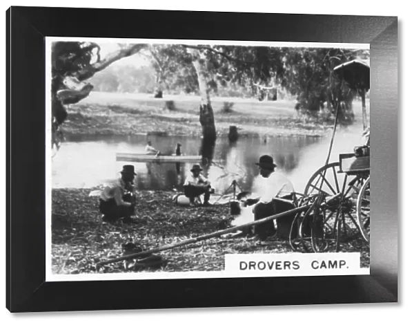 Drovers camp, Australia, 1928