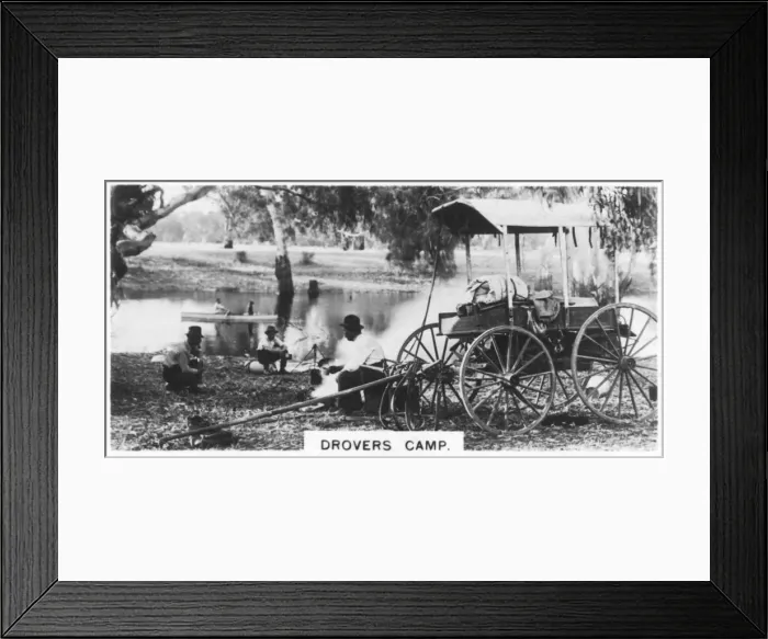 Framed Print : Drovers camp, Australia, 1928 Framed Print : Drovers camp, Australia, 1928