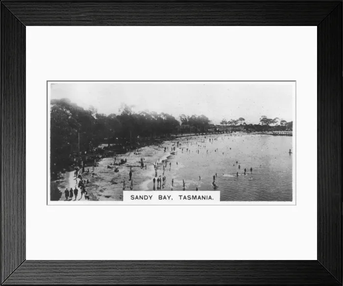 Framed Print : Sandy Bay, Tasmania, Australia, 1928 Framed Print : Sandy Bay, Tasmania, Australia, 1928