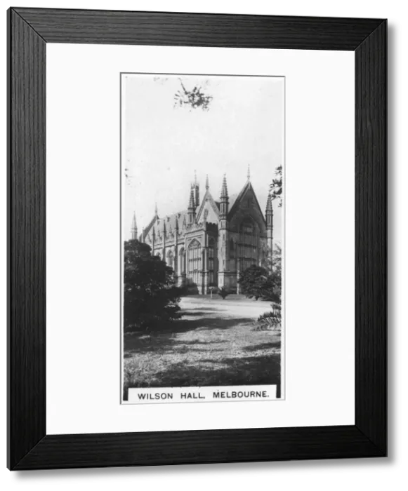 Framed Print : Wilson Hall, Melbourne, Australia, 1928 Framed Print : Wilson Hall, Melbourne, Australia, 1928
