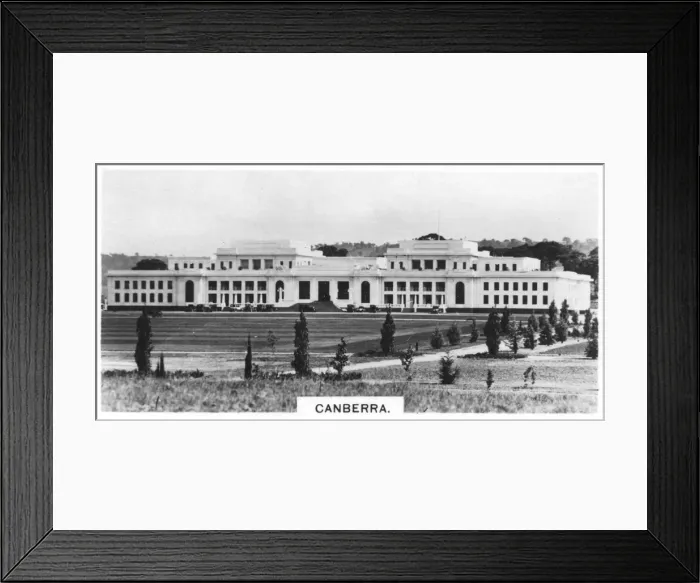 Framed Print : Canberra, Australia, 1928 Framed Print : Canberra, Australia, 1928