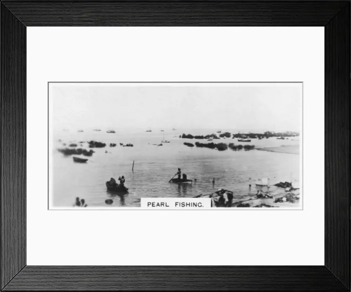 Framed Print : Pearl fishing, Australia, 1928 Framed Print : Pearl fishing, Australia, 1928
