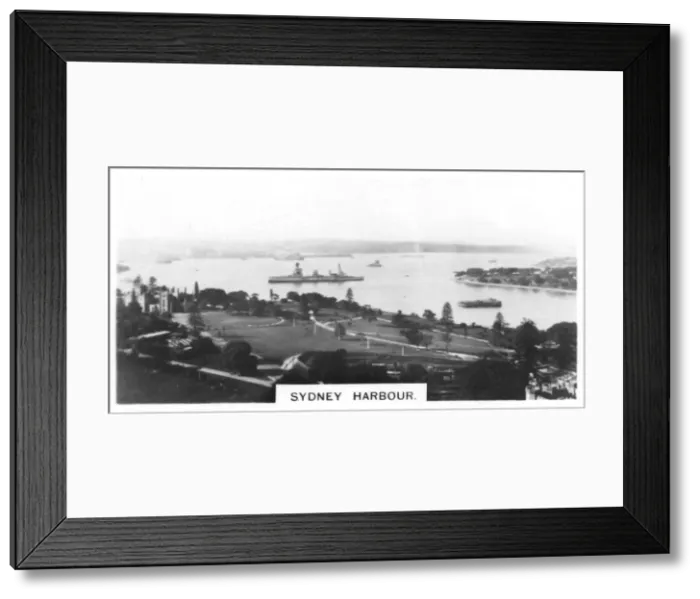 Framed Print : Sydney Harbour, Australia, 1928 Framed Print : Sydney Harbour, Australia, 1928