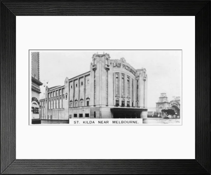 Framed Print : St Kilda, near Melbourne, Australia, 1928 Framed Print : St Kilda, near Melbourne, Australia, 1928