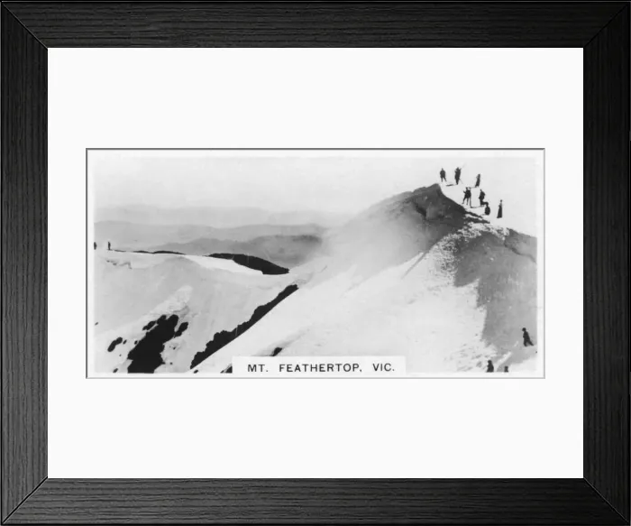 Framed Print : Mount Feathertop, Victoria, Australia, 1928 Framed Print : Mount Feathertop, Victoria, Australia, 1928
