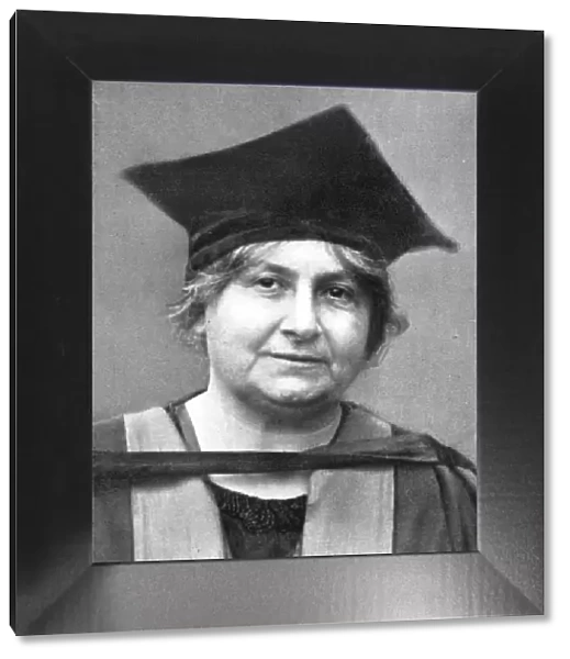 Dr Maria Montessori (1870-1952), Italian philosopher, 1926