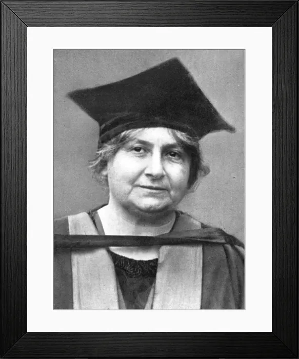 Framed Print : Dr Maria Montessori (1870-1952), Italian philosopher, 1926 Framed Print : Dr Maria Montessori (1870-1952), Italian philosopher, 1926