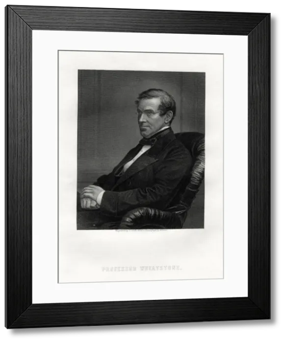 Framed Print : Charles Wheatstone (1802-1875), British physicist, 19th century. Artist: C Cook Framed Print : Charles Wheatstone (1802-1875), British physicist, 19th century. Artist: C Cook