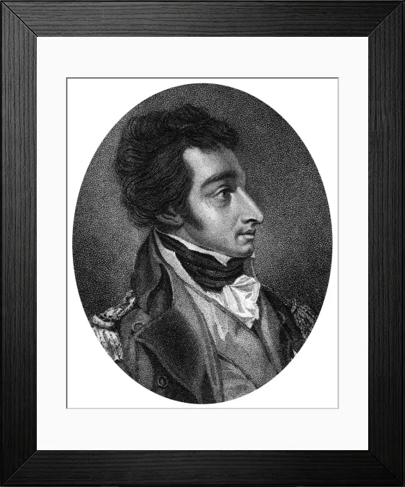 Framed Print : Admiral Sir William Sydney Smith (1764-1840), naval commander, 1837. Artist: J Hopwood Framed Print : Admiral Sir William Sydney Smith (1764-1840), naval commander, 1837. Artist: J Hopwood