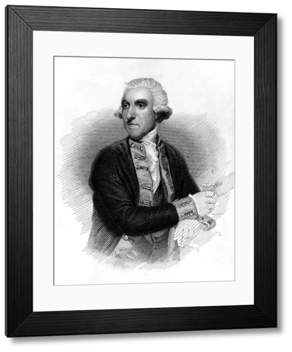 Framed Print : Samuel Hood (1724-1816), 1st Viscount Hood, British admiral, 1837. Artist: Thomas Phillibrown Framed Print : Samuel Hood (1724-1816), 1st Viscount Hood, British admiral, 1837. Artist: Thomas Phillibrown