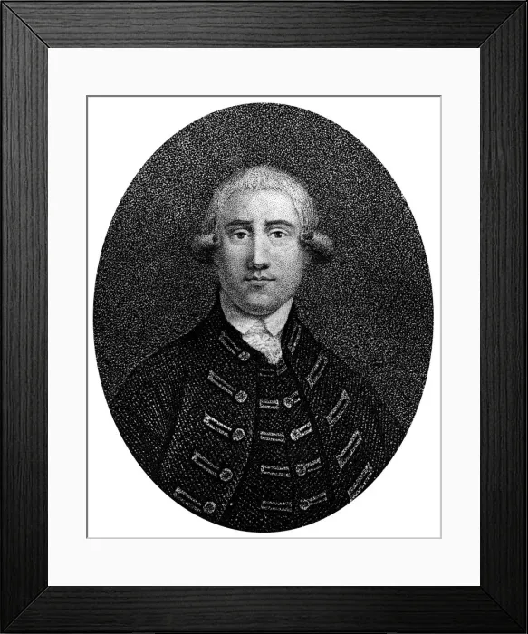 Framed Print : Colonel James Gardiner (1688-1745), Scottish soldier, 1837 Framed Print : Colonel James Gardiner (1688-1745), Scottish soldier, 1837