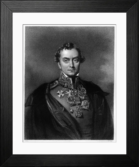 Framed Print : Henry Hardinge, 1st Viscount Hardinge, 1837. Artist: Francis Holl Framed Print : Henry Hardinge, 1st Viscount Hardinge, 1837. Artist: Francis Holl