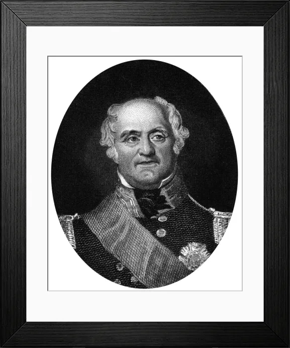 Framed Print : Sir Thomas Masterman Hardy (1769-1839), British naval officer, 1837 Framed Print : Sir Thomas Masterman Hardy (1769-1839), British naval officer, 1837