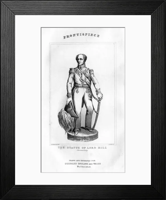 Framed Print : Rowland Hill (1772-1842), 1st Viscount Hill, 1827. Artist: H Wallis Framed Print : Rowland Hill (1772-1842), 1st Viscount Hill, 1827. Artist: H Wallis