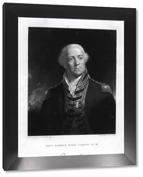 Admiral James Gambier (1756-1833), 1st Baron Gambier, 1837. Artist: W Holl