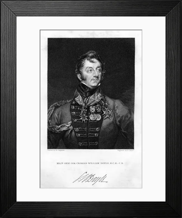 Framed Print : Sir Charles Hastings Doyle (1804-1883), British soldier, 1837. Artist: H Mayer Framed Print : Sir Charles Hastings Doyle (1804-1883), British soldier, 1837. Artist: H Mayer