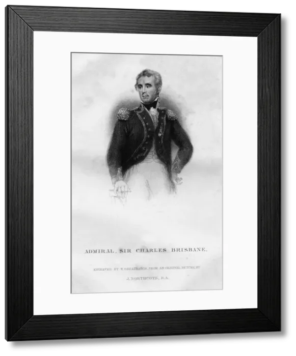Framed Print : Admiral Sir Charles Brisbane (1769-1829), 1837. Artist: W Greatbatch Framed Print : Admiral Sir Charles Brisbane (1769-1829), 1837. Artist: W Greatbatch